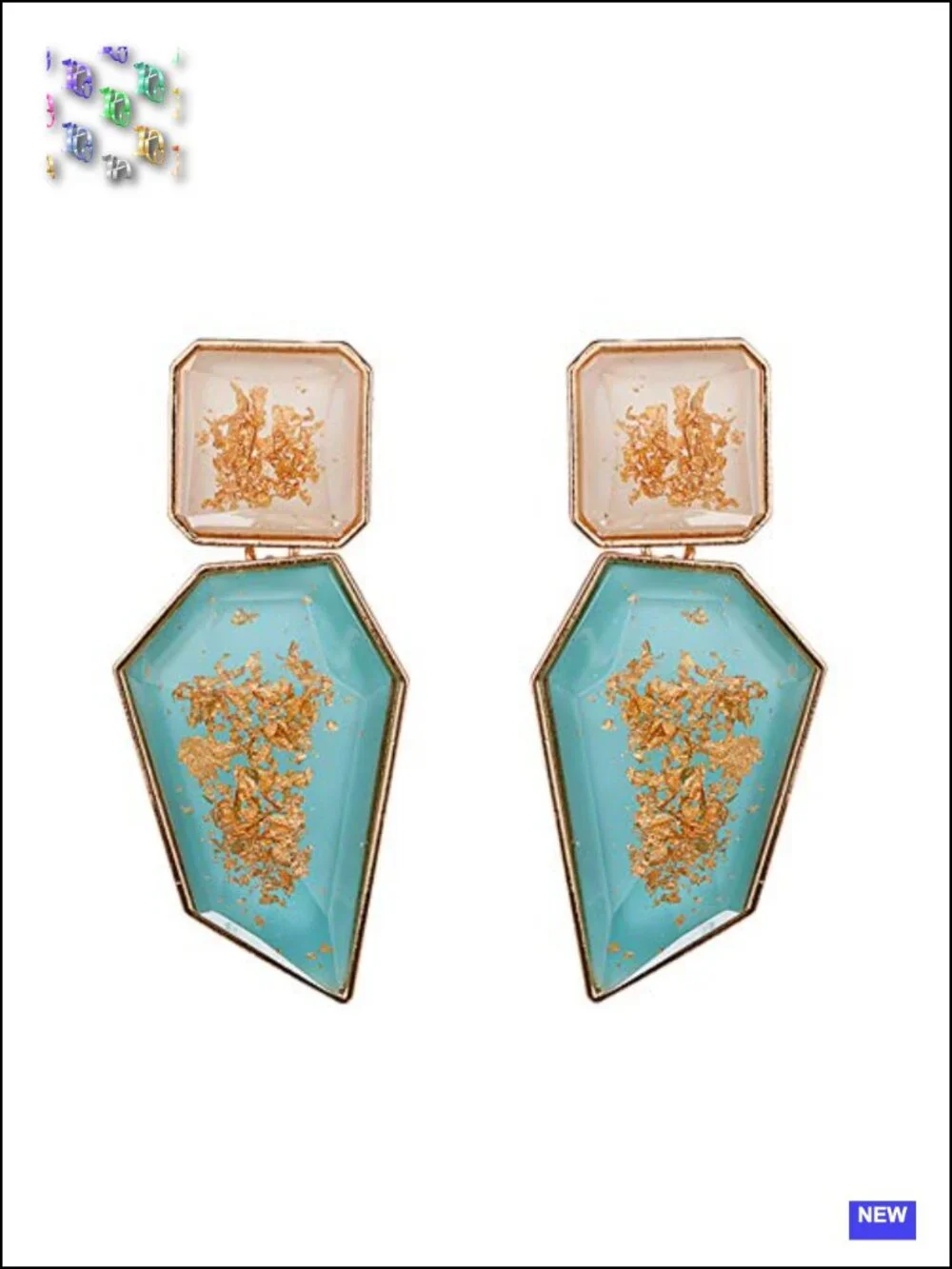 Acrylic Geometric Drop Dangle Earrings Statement Jewelry for Women